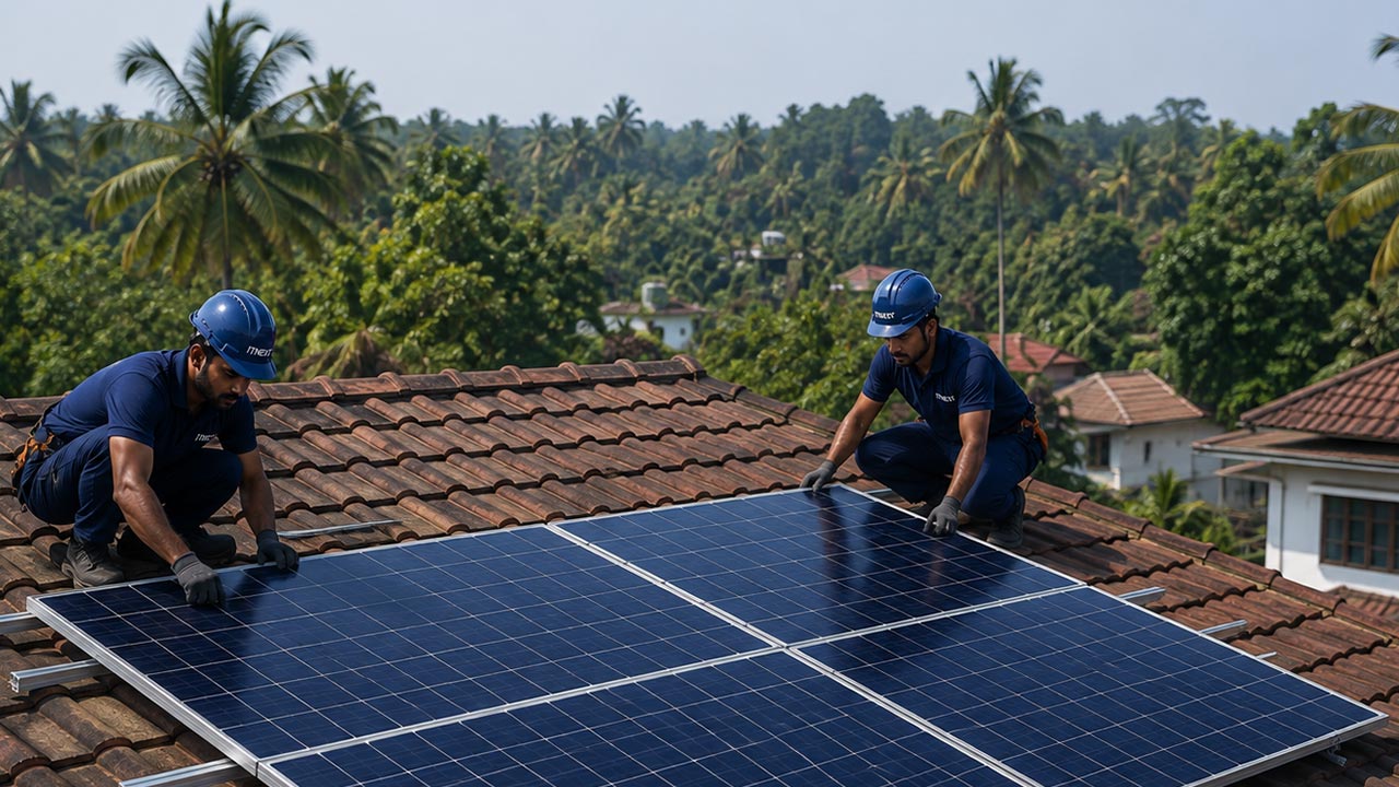 Solar panel installation & battery backup