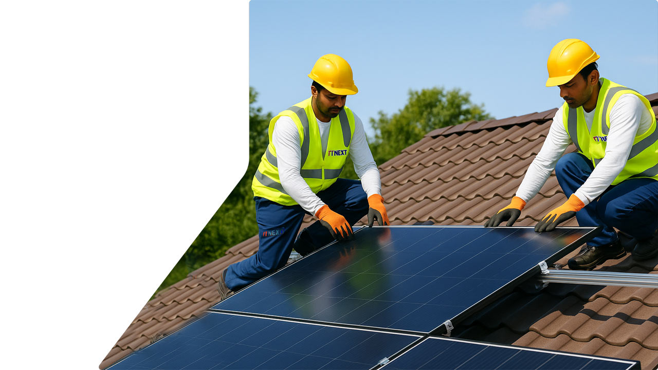 Solar panel installation